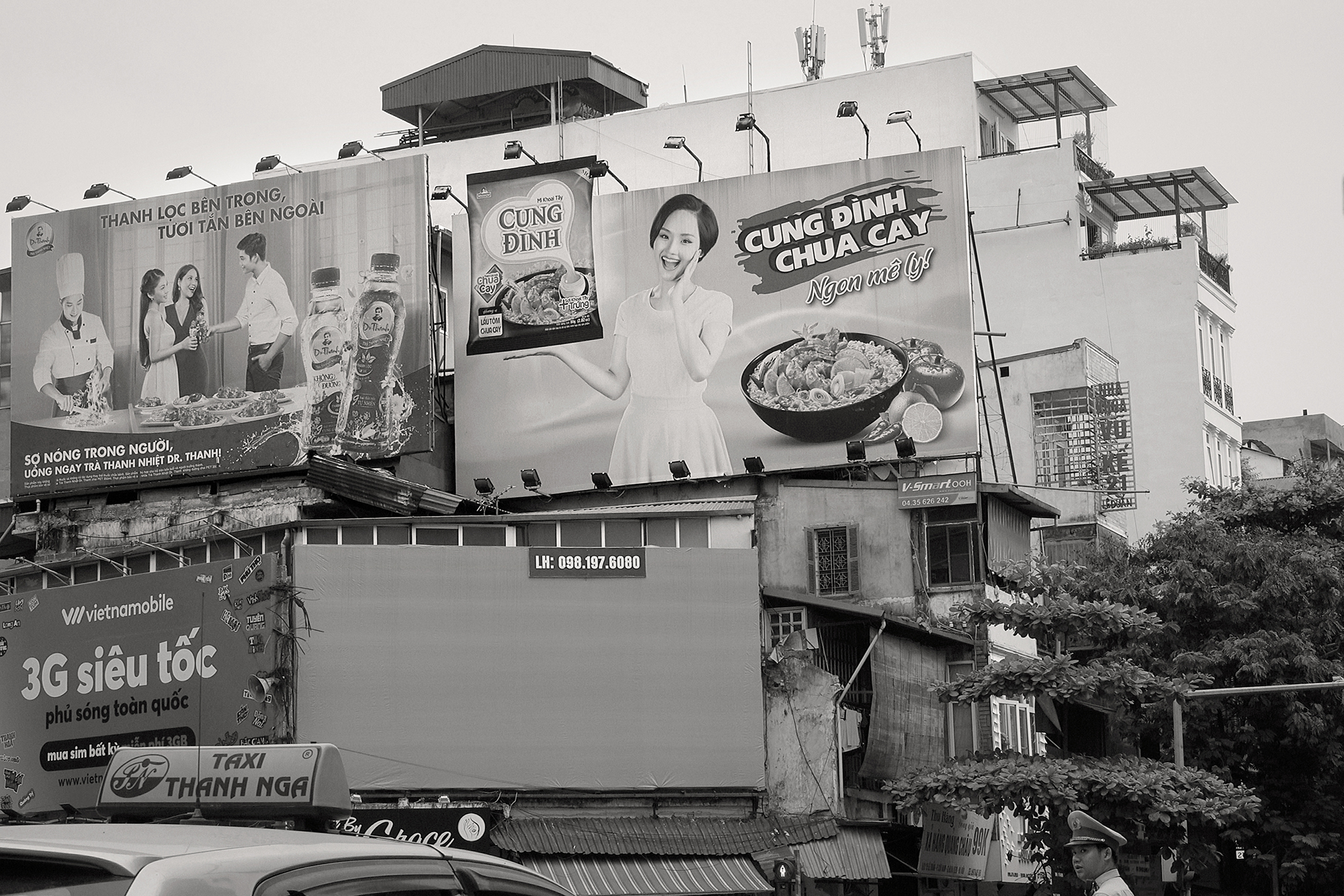 Christoph Radke, Vietnam, Hanoi, Werbetafeln